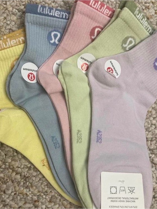 lululemon athletica Accessories - lululemon✨⭐️💙💛💚💜🩷Pastel Socks-Yellow, Blue, Pink, Green, Lavender-$15 each